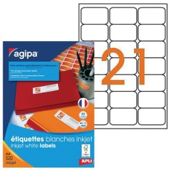 Etikety inkjet 63,5x38,1mm Agipa A4 100 hárkov 