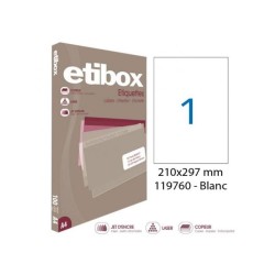 Etikety univerzálne 210x297mm Etibox A4 100 hárkov Etikety univerzálne 210x297mm Etibox A4 100 hárkov