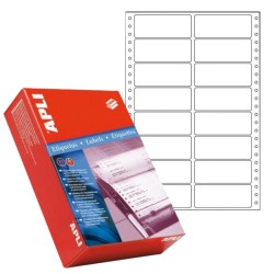 Etikety tabelačné 89x36,1mm APLI 2 radové Etikety tabelačné 89x36,1mm APLI 2 radové