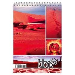 Blok poznámkový Krpa A5 50 listov linajkový horná špirála Blok poznámkový Krpa A5 50 listov linajkový horná špirála