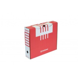 Archívny box DONAU 80mm červený Archívny box DONAU 80mm červený