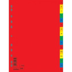 Plastový rozraďovač DONAU A-Z farebný Plastový rozraďovač DONAU A-Z farebný