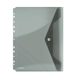 Plastový obal A4 s cvočkom a eurodierovaním DONAU dymový Plastový obal A4 s cvočkom a eurodierovaním DONAU dymový