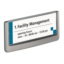 Informačná tabuľka Click Sign 149x52,5 grafitová Informačná tabuľka Click Sign 149x52,5 grafitová