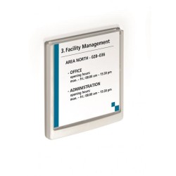 Informačná tabuľka Click Sign 149x148,5 biela Informačná tabuľka Click Sign 149x148,5 biela