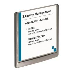 Informačná tabuľka Click Sign 149x148,5 grafitová Informačná tabuľka Click Sign 149x148,5 grafitová