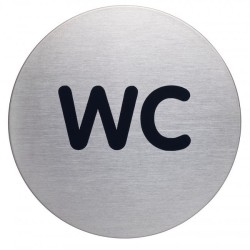 Piktogram WC text Piktogram WC text