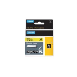 Flexibilná nylonová páska Dymo Rhino 12 mm žltá/čierna 