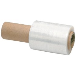 Stretch fólia 20 mic. 100mm 150m s rúčkou 6cm priehľadná Stretch fólia 20 mic. 100mm 150m s rúčkou 6cm priehľadná