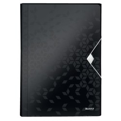 Aktovka plastová s priehradkami Leitz WOW čierna 