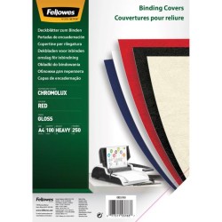 Kartónové obálky na krúžkovú väzbu Chromolux A4 červené Kartónové obálky na krúžkovú väzbu Chromolux A4 červené