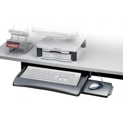 Polica na klávesnicu pod stôl grafitová Polica na klávesnicu pod stôl grafitová
