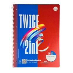 Blok College Format Werk Ursus A4 40 listov linajkový, 40 listov štvorčekový 70g Blok College Format Werk Ursus A4 40 listov linajkový, 40 listov štvorčekový 70g