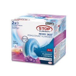 Ceresit Stop vlhkosti - 2tablety AERO levanduľa 2x450g Ceresit Stop vlhkosti - 2tablety AERO levanduľa 2x450g