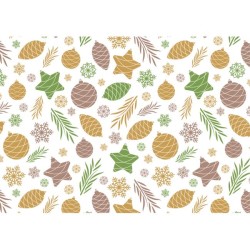 Baliaci papier vianočný Príroda 70cmx2m Baliaci papier vianočný Príroda 70cmx2m