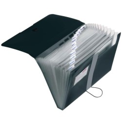 Aktovka plastová s priehradkami Herlitz Easy Orga nepriehľadná čierna Aktovka plastová s priehradkami Herlitz Easy Orga nepriehľadná čierna