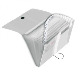 Aktovka plastová s priehradkami Herlitz Easy Orga transparentná číra Aktovka plastová s priehradkami Herlitz Easy Orga transparentná číra