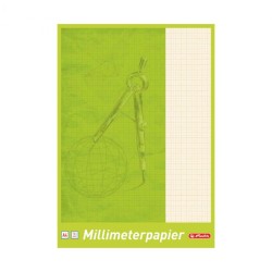 Milimetrový papier Herlitz, A4, 80g, 25 listov Milimetrový papier Herlitz, A4, 80g, 25 listov