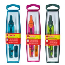 Kružidlo Herlitz + náhradné tuhy, mix farieb Kružidlo Herlitz + náhradné tuhy, mix farieb