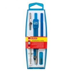 Kružidlo súprava Herlitz 5 - dielna, mix farieb Kružidlo súprava Herlitz 5 - dielna, mix farieb