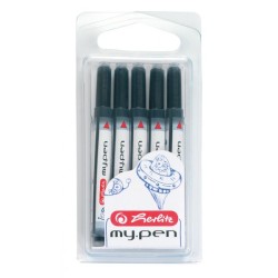 Bombičky do pera Herlitz my.pen 5 ks modré na blistri 