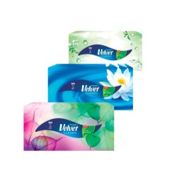 Kozmetické utierky 2-vrstvové Velvet Classic 100ks 