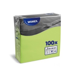 Papierové servítky 1-vrstvové GASTRO 33 x 33cm žltozelené (100 ks) 