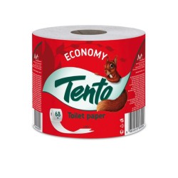 Toaletný papier 2-vrstvový TENTO Economy, návin 68 m Toaletný papier 2-vrstvový TENTO Economy, návin 68 m
