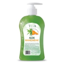 Tina tekuté mydlo s dávkovačom 500 ml - Aloe & mandarine Tina tekuté mydlo s dávkovačom 500 ml - Aloe & mandarine