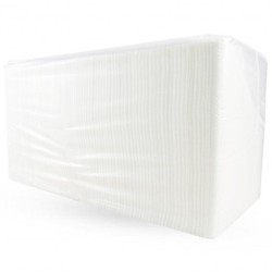 Papierové servítky 1-vrstvové 33x33cm biele 500ks 