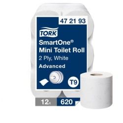 Toaletný papier 2-vrstv. TORK SmartOne Mini biely T9 (12 ks) Toaletný papier 2-vrstv. TORK SmartOne Mini biely T9 (12 ks)