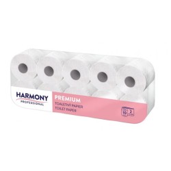 Toaletný papier 2-vrstvový Harmony Professional premium biely, celulóza, návin 23,8 m (10 ks) Toaletný papier 2-vrstvový Harmony Professional premium biely, celulóza, návin 23,8 m (10 ks)