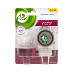 Air Wick elektrický osviežovač + náplň 19 ml Jemný satén a mesačná ľalia 19 ml Air Wick elektrický osviežovač + náplň 19 ml Jemný satén a mesačná ľalia 19 ml