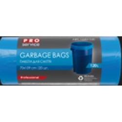 Vrecia na odpadky 70x109, LDPE, 120 ℓ, 21 mic, 20 ks modré Vrecia na odpadky 70x109, LDPE, 120 ℓ, 21 mic, 20 ks modré