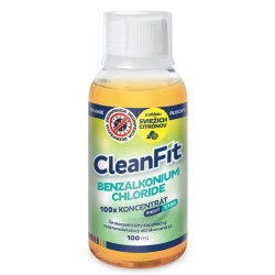 Cleanfit ultrakoncentrát - Benzalkonium Chloride dezinfekčný 100 ml Cleanfit ultrakoncentrát - Benzalkonium Chloride dezinfekčný 100 ml