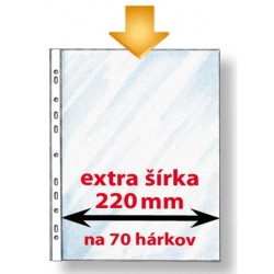 Euroobal Karton PP economy A4 maxi extra široký 50mic 50ks Euroobal Karton PP economy A4 maxi extra široký 50mic 50ks
