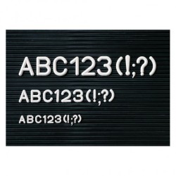 Dodatková sada písmen 20 mm 