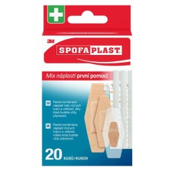3M Spofaplast Náplasti prvej pomoci 607, mix, 20 ks 