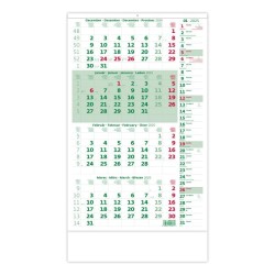 Nástenný kalendár 4-mesačný s poznámkami 2025 Nástenný kalendár 4-mesačný s poznámkami 2025