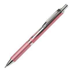 Gélový roller Pentel Energel Steel, ružový Gélový roller Pentel Energel Steel, ružový