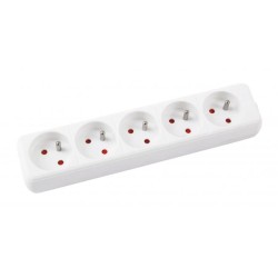 Predlžovací kábel Office Products s 5 zásuvkami 1,5m Predlžovací kábel Office Products s 5 zásuvkami 1,5m