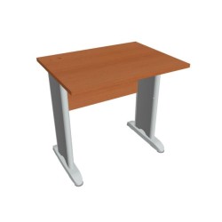 Pracovný stôl Cross, 80x75,5x60 cm, čerešňa/kov 