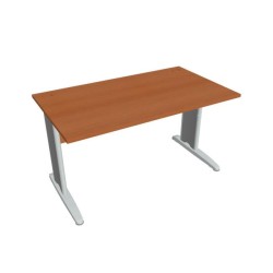 Pracovný stôl Cross, 140x75,5x80 cm,čerešňa/kov 