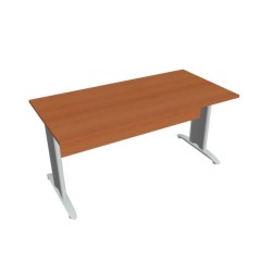 Rokovací stôl Cross, 160x75,5x80 cm, čerešňa/kov 