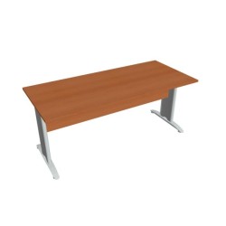 Rokovací stôl Cross, 180x75,5x80 cm, čerešňa/kov 