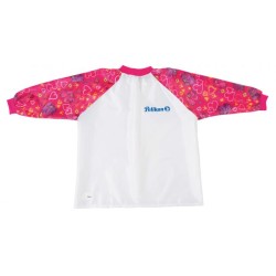 Detská maliarska zástera Pelikan, červené rukávy Detská maliarska zástera Pelikan, červené rukávy