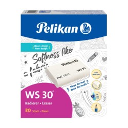 Guma bez PVC Pelikan WS 30 L krémová 30 ks Guma bez PVC Pelikan WS 30 L krémová 30 ks
