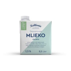 Trvanlivé mlieko Žitnoostrovské Kukkonia bezlaktózové 1,5% 0,5 ℓ Trvanlivé mlieko Žitnoostrovské Kukkonia bezlaktózové 1,5% 0,5 ℓ