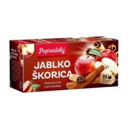 Čaj BOP ovocný jablko, škorica 20 x 2 g 