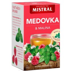 Čaj MISTRAL bylinný Medovka a malina HB 30 g Čaj MISTRAL bylinný Medovka a malina HB 30 g